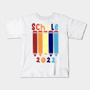 Stifte Schule 2022 Schulbeginn T shirt Kids T-Shirt